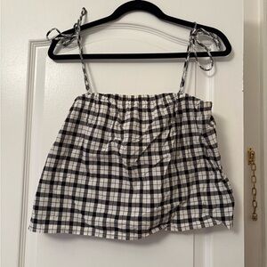 Everlane Gingham Checkered Top
